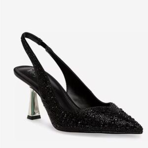 Betsey Johnson Mya Heels in Black; US 10